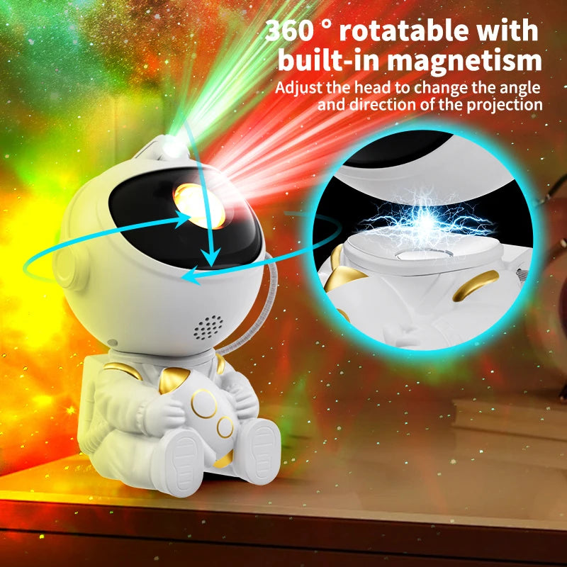 Astronaut Galaxy Projector - Star Night Light