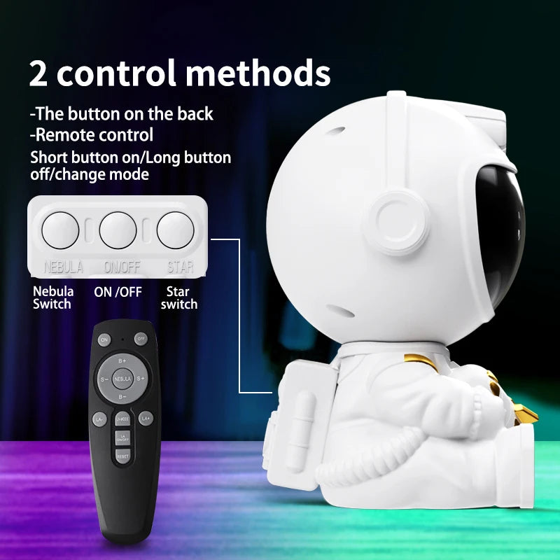 Astronaut Galaxy Projector - Star Night Light